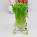 百財筆筒白菜工藝品定做