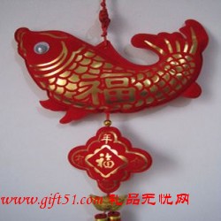 大魚(yú)中國(guó)結(jié)掛件定制 年年有余 過(guò)年禮品