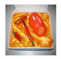 中國紅瓷筆U盤無線鼠標(biāo)商務(wù)套裝 特色紀(jì)念禮品